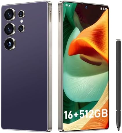 I25 Ultra  6 99 FHD  Android 14 Smartphone   12GB 512GB   108MP 68MP Camera   7000mAh Battery   Built in Stylus Pen   Blazing Fast Performance  Purple 