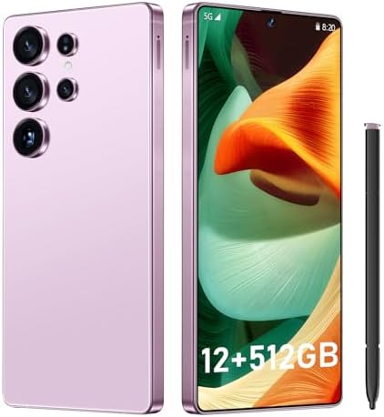 I25 Ultra  6 99 FHD  Android 14 Smartphone   12GB 512GB   108MP 68MP Camera   7000mAh Battery   Built in Stylus Pen   Blazing Fast Performance  Purple 
