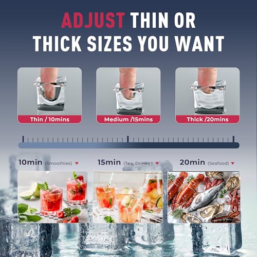 ICYGLEE Commercial Ice Maker Machine 400LBs/Day with 220LBs Storage Bin  ETL Approval Industrial Ice Machine  Auto Cleaning Stainless Ice Maker  Ice Ready in 8 20mins  Cafe/Bar/Business/RST 