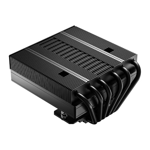 ID COOLING IS 77 XT Black Low Profile CPU Air Cooler  77mm Height  6 Heatpipes  120mm Slim PWM Fan  Compatible with Intel LGA1700/1200/115X & AMD AM5/AM4   Ideal for SFF & Mini ITX PCs