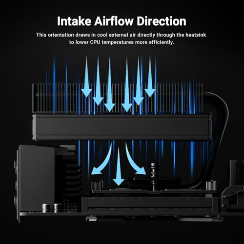 ID COOLING IS 77 XT Black Low Profile CPU Air Cooler  77mm Height  6 Heatpipes  120mm Slim PWM Fan  Compatible with Intel LGA1700/1200/115X & AMD AM5/AM4   Ideal for SFF & Mini ITX PCs