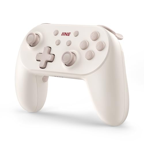 IINE Switch Controller  Wireless Pro Controller for Switch/Lite/OLED/PC  Remote Gamepad with Hall Linear Triggers/Wake up/Macro/Turbo/Vibration/Motion Control  Controller