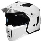 TALLA M - Cascos abiertos ILM para motocicletas 3/4, estilo vintage, retro, para ciclomotores, ATV, cruceros, DOT