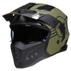 TALLA M - Cascos abiertos ILM para motocicletas 3/4, estilo vintage, retro, para ciclomotores, ATV, cruceros, DOT