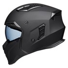 TALLA M - Cascos abiertos ILM para motocicletas 3/4, estilo vintage, retro, para ciclomotores, ATV, cruceros, DOT