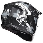 TALLA M - Cascos abiertos ILM para motocicletas 3/4, estilo vintage, retro, para ciclomotores, ATV, cruceros, DOT