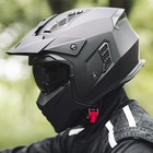 TALLA M - Cascos abiertos ILM para motocicletas 3/4, estilo vintage, retro, para ciclomotores, ATV, cruceros, DOT