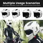 TALLA M - Cascos abiertos ILM para motocicletas 3/4, estilo vintage, retro, para ciclomotores, ATV, cruceros, DOT