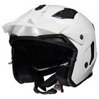 TALLA M - Cascos abiertos ILM para motocicletas 3/4, estilo vintage, retro, para ciclomotores, ATV, cruceros, DOT
