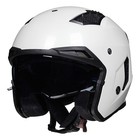 TALLA M - Cascos abiertos ILM para motocicletas 3/4, estilo vintage, retro, para ciclomotores, ATV, cruceros, DOT