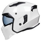 TALLA M - Cascos abiertos ILM para motocicletas 3/4, estilo vintage, retro, para ciclomotores, ATV, cruceros, DOT