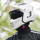 TALLA M - Cascos abiertos ILM para motocicletas 3/4, estilo vintage, retro, para ciclomotores, ATV, cruceros, DOT