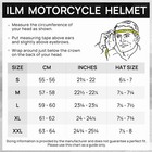 TALLA M - Cascos abiertos ILM para motocicletas 3/4, estilo vintage, retro, para ciclomotores, ATV, cruceros, DOT