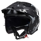 TALLA M - Cascos abiertos ILM para motocicletas 3/4, estilo vintage, retro, para ciclomotores, ATV, cruceros, DOT
