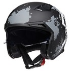 TALLA M - Cascos abiertos ILM para motocicletas 3/4, estilo vintage, retro, para ciclomotores, ATV, cruceros, DOT