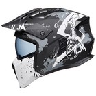TALLA M - Cascos abiertos ILM para motocicletas 3/4, estilo vintage, retro, para ciclomotores, ATV, cruceros, DOT