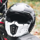 TALLA M - Cascos abiertos ILM para motocicletas 3/4, estilo vintage, retro, para ciclomotores, ATV, cruceros, DOT