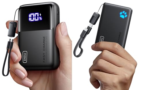 INIU 20000mAh 65W Ultra Compact USB C Laptop Portable Charger & Ultra Slim 45W 10000mAh Power Bank Combo