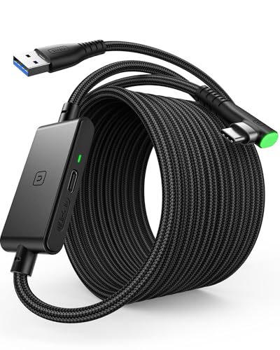 INIU Link Cable   16FT 5m  VR Cable USB 3 0 High Speed Type C Charger Cable Fast Charging While Playing USB to USB C Cable for Meta Oculus Quest 3S 3 2 Pico 4 Accessories and Gaming PC Steam VR