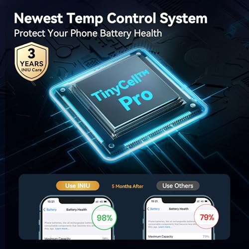 INIU Mini Portable Charger  Small 45W PD Power Bank  10000mAh USB C in&Out Fast Charging Pocket Size Battery Pack  Travel Essentials Powerbank for iPhone 17 16 15 14 Pro Air  Xiaomi  Samsung S24 etc