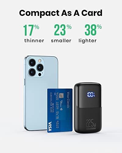 INIU Portable Charger  Smallest 22 5W 10000mAh Power Bank  USB C in/Output Fast Charging 3 Output Mini Battery Pack Charger with Phone Holder for iPhone 17 16 15 14 Air Samsung S23 Google iPad Tablet