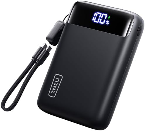 INIU Portable Charger  Smallest 22 5W 20000mAh USB C in & Out Power Bank Fast Charging  PD 3 0 QC 4 0 LED Display Phone Battery Pack Compatible with iPhone 17 16 15 14 Pro Samsung S24 Google iPad etc