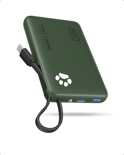 INIU Portable Charger with Flashlight  45W Fast Charging Tablet Power Bank with USB C Cable  10000mAh Powerbank  Battery Pack for iPhone 17 16  iPad  Samsung S25 etc Travel Essential  Emergency Light