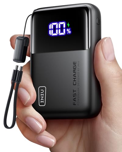 INIU Power Bank  20000mAh 65W Ultra Compact USB C Laptop Portable Charger  PD QC Fast Charging 3 Output External Battery Pack for Laptop MacBook iPad Tablet Steam Deck iPhone 16 15 14 Pro Samsung S22