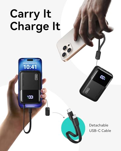 INIU Power Bank 20000mAh 65W Ultra Compact USB C Laptop Portable Charger PD QC Fast Charging 3 Output External Battery Pack for Laptop MacBook iPad Tablet Steam Deck iPhone 16 15 14 Pro Samsung S22