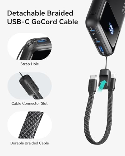 INIU Power Bank  20000mAh 65W Ultra Compact USB C Laptop Portable Charger  PD QC Fast Charging 3 Output External Battery Pack for Laptop MacBook iPad Tablet Steam Deck iPhone 17 16 15 Pro Samsung S24