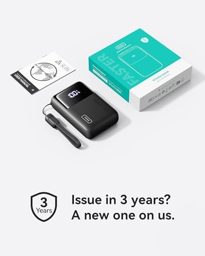 INIU Power Bank  20000mAh 65W Ultra Compact USB C Laptop Portable Charger  PD QC Fast Charging 3 Output External Battery Pack for Laptop MacBook iPad Tablet Steam Deck iPhone 17 16 15 Pro Samsung S24