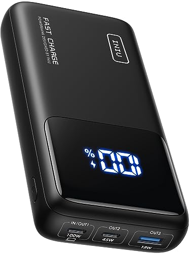 INIU Power Bank  25000mAh 100W USB C Laptop Portable Charger  PD QC Fast Charging 3 Output Battery Pack  Travel Charger for Laptop MacBook iPad Tablet Steam Deck iPhone 17 16 15 14 Pro Samsung S25 etc