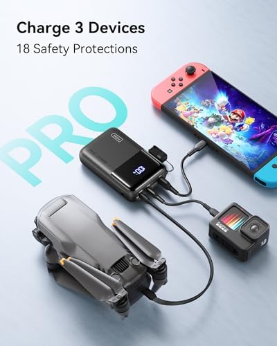 INIU Power Bank  25000mAh 100W USB C Laptop Portable Charger  PD QC Fast Charging 3 Output Battery Pack  Travel Charger for Laptop MacBook iPad Tablet Steam Deck iPhone 17 16 15 14 Pro Samsung S25 etc