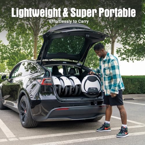 INMOTION E20 Electric Unicycle  Dual Tire Self Balancing Design with UL2272 Certified Safety  14 Wheel  900W Peak Power  Up to 18 6 Miles  12 4 MPH  Lightweight for Easy Learning