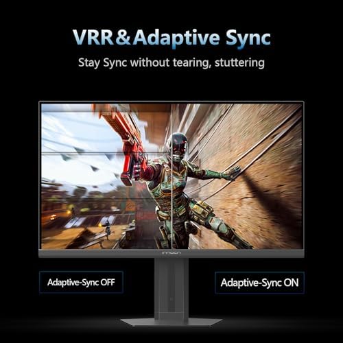 INNOCN 24 5 Monitor 1920 x 1080p 240Hz 1ms Gaming PC Computer IPS Display HDR400 HDMI  DisplayPort  Height/Pivot Adjustable Stand  Mountable  Black   25G2H Plus