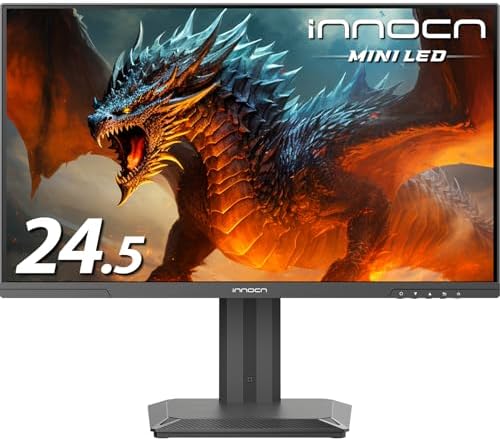 INNOCN 27 Gaming Monitor 2K QHD 2560 x 1440P 240Hz 320Hz 1ms IPS PC Computer Display  HDMI 2 1  DP 1 4  HDR 400  Eyes Care  Height/Pivot Adjustable  VESA Mountable  27G2T