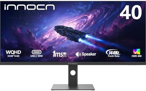 INNOCN 27 Gaming Monitor 2K QHD 2560 x 1440P 240Hz 320Hz 1ms IPS PC Computer Display  HDMI 2 1  DP 1 4  HDR 400  Eyes Care  Height/Pivot Adjustable  VESA Mountable  27G2T