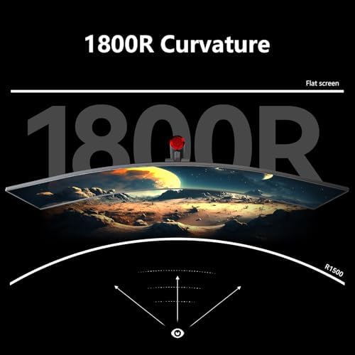INNOCN 49 240Hz Curved Monitor Ultrawide Gaming QHD 5120 x 1440P Computer Monitor  R1800  99  sRGB  HDR400  USB Type C  DisplayPort  HDMI  Built in Speakers  Height/Tilt Adjustable   49C1S