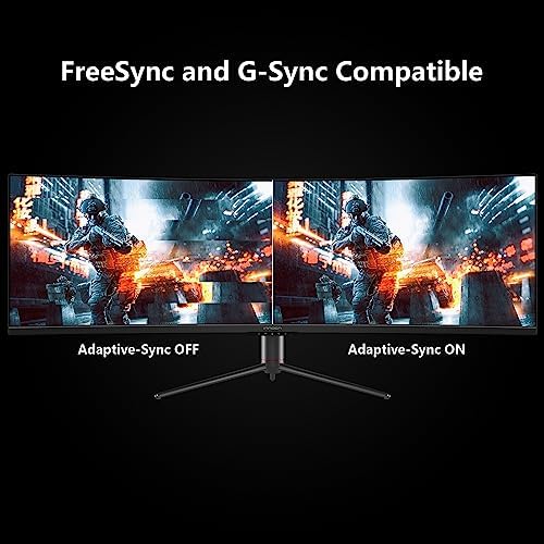 INNOCN 49 OLED Ultrawide Curved Gaming Monitor 5120 x 1440p 144Hz  0 03ms  USB Type C 90W  HDMI 2 1  DisplayPort  USB Hub  Speakers  Adaptive Sync  Adjustable Stand  Black