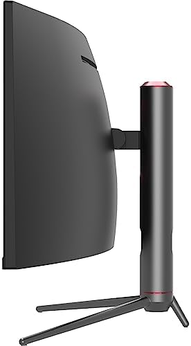 INNOCN 49 OLED Ultrawide Curved Gaming Monitor 5120 x 1440p 144Hz  0 03ms  USB Type C 90W  HDMI 2 1  DisplayPort  USB Hub  Speakers  Adaptive Sync  Adjustable Stand  Black
