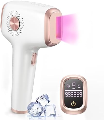 INNZA IPL Hair Removal with Ice Cooling Care Function for Women Long Lasting Results 999 999 Flashes Painless Hair Removal  Hair Removal Device for Armpits Legs Arms Bikini Line Corded