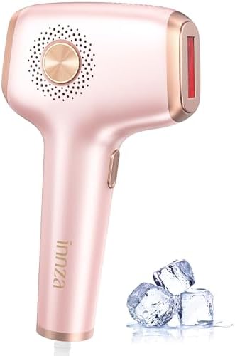 INNZA IPL Hair Removal with Ice Cooling Care Function for Women Long Lasting Results 999 999 Flashes Painless Hair Removal  Hair Removal Device for Armpits Legs Arms Bikini Line Corded