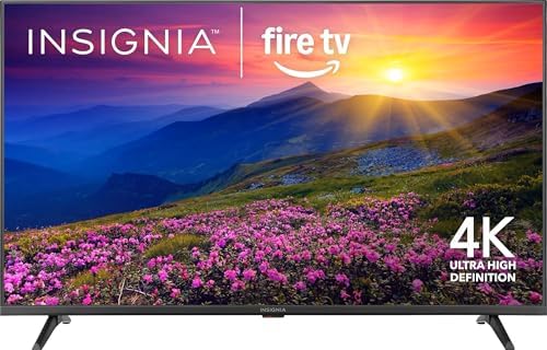 INSIGNIA 43 Class F50 Series LED 4K UHD Smart Fire TV  Voice Remote with Alexa  Stream Live TV Without Cable