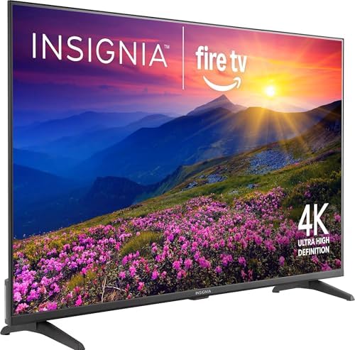 INSIGNIA 43 Class F50 Series LED 4K UHD Smart Fire TV  Voice Remote with Alexa  Stream Live TV Without Cable