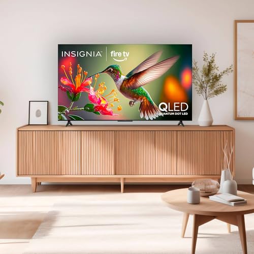 INSIGNIA 65" Class QF Series LED 4K UHD QLED Smart Fire TV with Alexa Voice Remote (NS65-UQFL26)