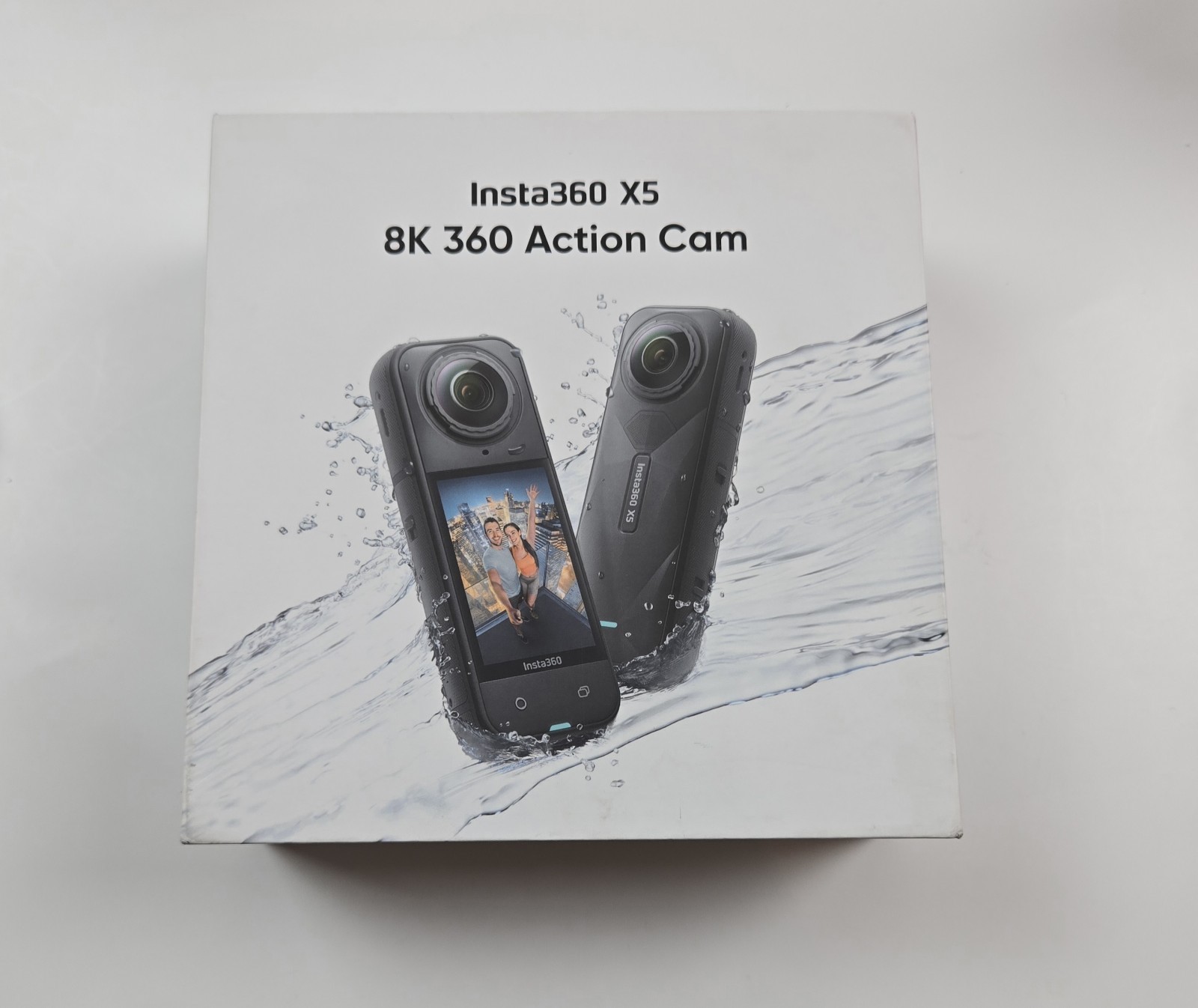 INSTA360 X5 8K 360 Action Camera 6mm 72MP Black  NEW 