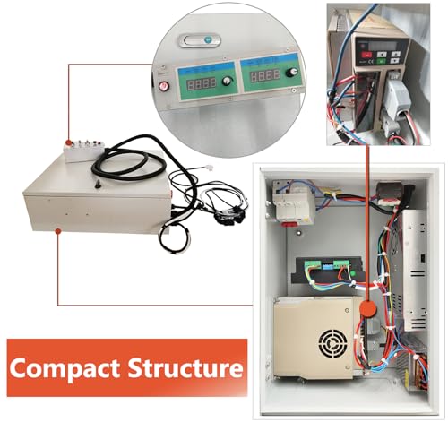 INTSUPERMAI Portable Line Boring and Welding Machine Bore Welder 110V Hole Drilling Connecting Rod Boring Machine European Connector NO Welder for Excavators Cranes Loaders