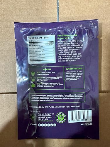 Iaso Brewed Tea  Original    TLC Cleansing Tea & Refreshing Drink Formula for Balanced Lifestyle   10 Convenient Sachets  5 Packs 