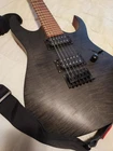 Ibanez Electric Guitar RG6003FM Transparent Gray woodgrain front Redwood back