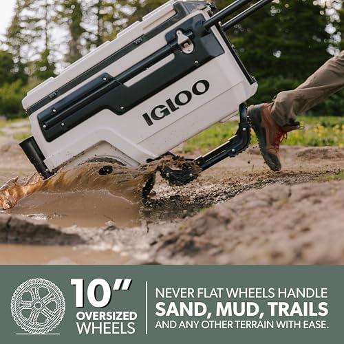 Igloo Trailmate Journey 70Qt Wheeled Cooler   Insulated Hard Shell Ice Chest